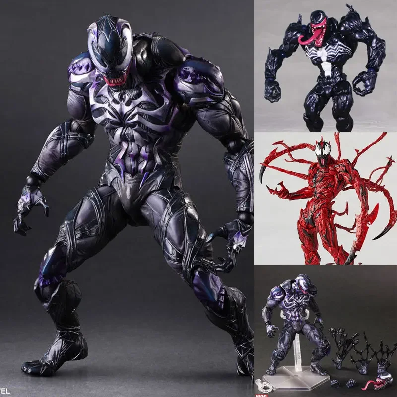 Venom Handmade 2 Toy Yamaguchi Style Red Massacre Eddie Venom Extraordinary Spider Man Mobile Model Ornament Holiday Gifts