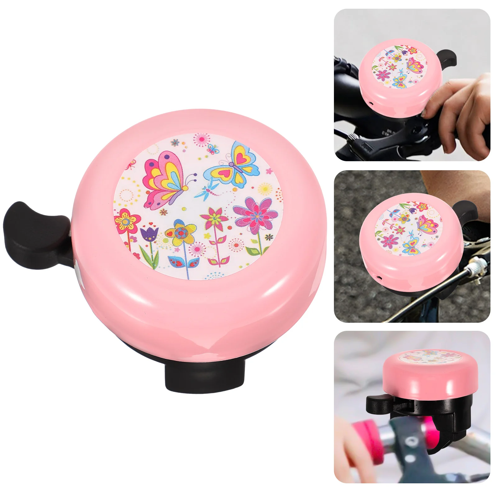 

Children's Bicycle Bell Pink Butterfly Style Adorable Bike Mini Scooter Bells Supplies Accessory Mountain