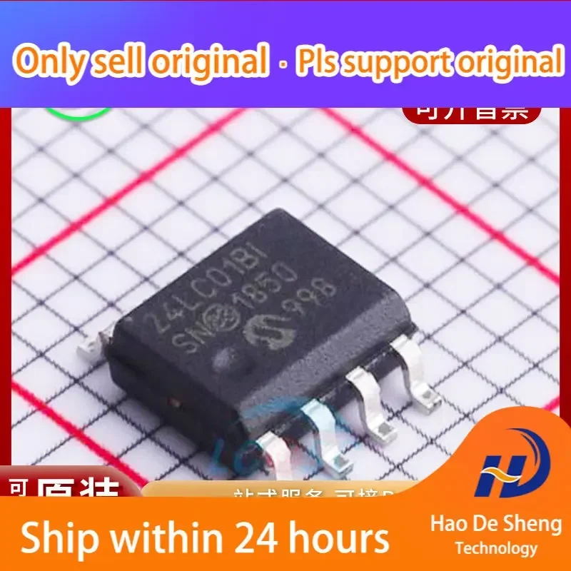 10PCS/LOT 24LC01B-I…