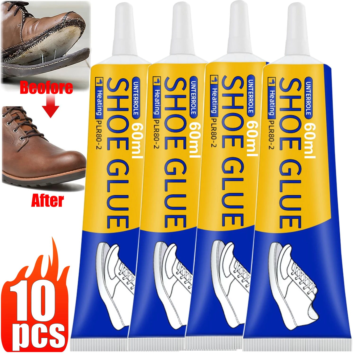 1-10PCS Super Strong Glue Shoe Glue Sole Repair Universal Waterproof Strong Shoe Adhesive Shoemaker Professional Repair Tools