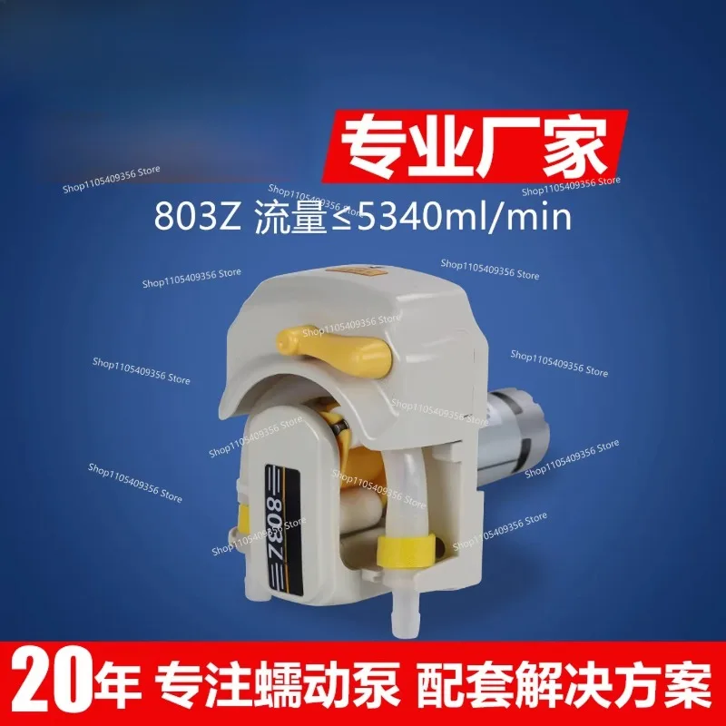For 803Z Hose Peristaltic Pump Large Flow Filling Machine DC 24V Pumping Pump