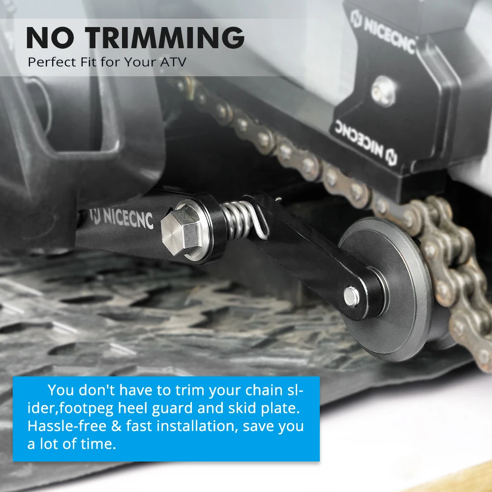 NiceCNC Drive Chain Tensioner for Yamaha RAPTOR 700 2013-2022 RAPTOR 700R 2013-2022 2020 2019 Aluminum ATV Accessories