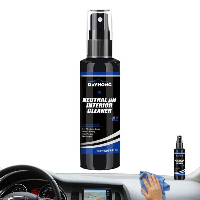 

Interior Car Cleaner Powerful Spray Foam Stain Removal All-Purpose Household Cleaners For Bathroom Kitchen Car Interior Ceiling