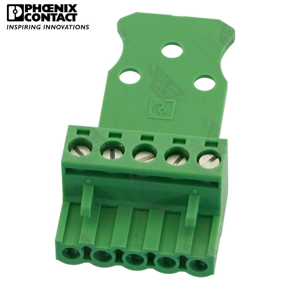 5.08mm Original Genuine Phoenix Contact Connector PCB Pluggable PLUG-IN Terminal Block 5 Pin MSTB 2.5 STZ 5.08 1776142 12A 320V