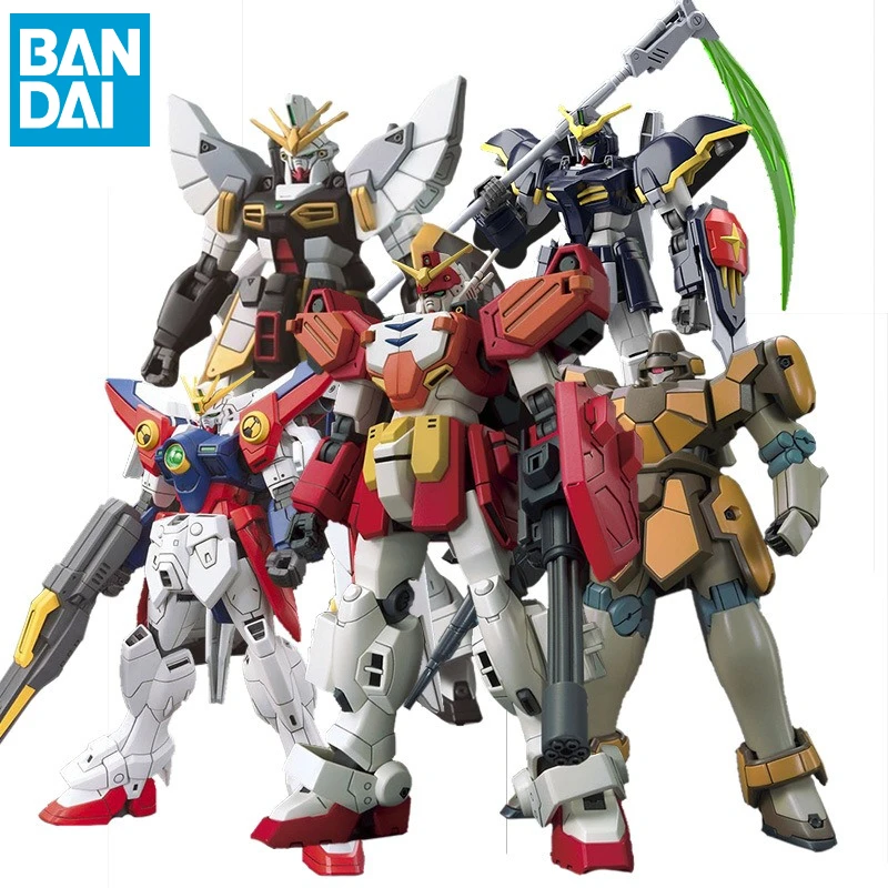 

Bandai HG HGAC 1/144 Mobile Suit Gundam Wing Model Kit Wing Zero Sandrock Deathscythe Maganac Action Figure Collectible Toy