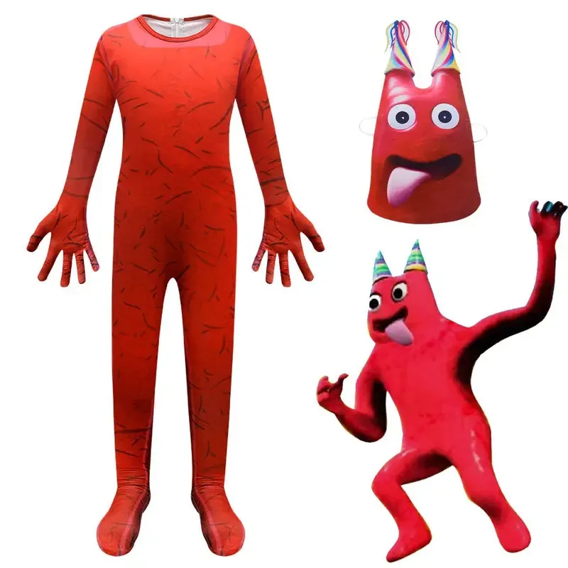 Anime Cosplay Halloween Costumes Kids Game Garten of Banban Character Cosplay Bodysuit Boys Jumpsuits Girl Fancy Carnival B 72th view 5