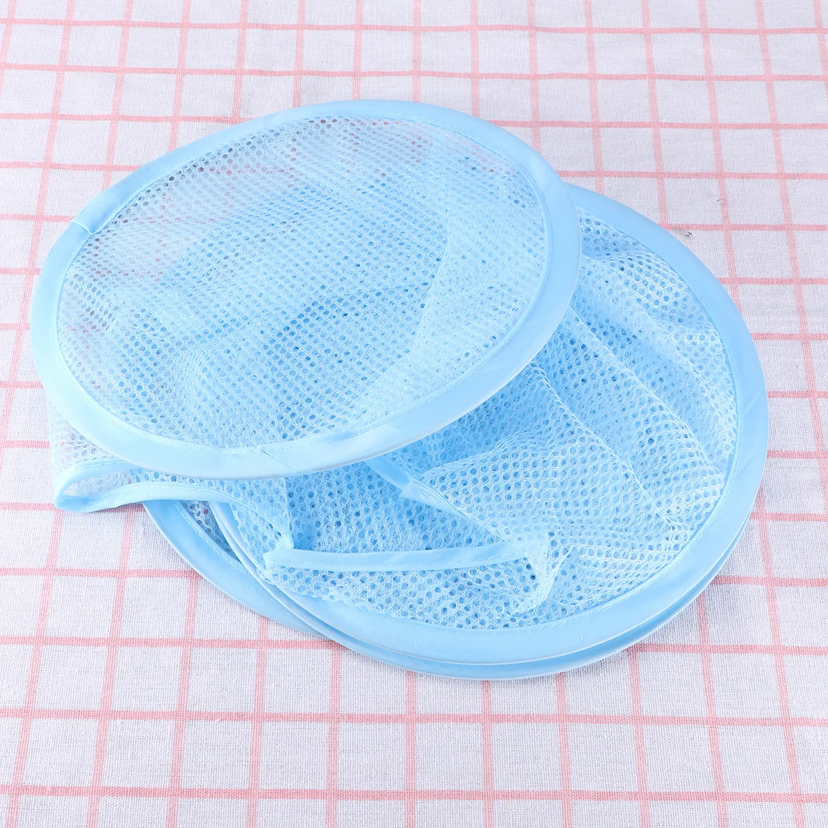 

Hanging Mesh Storage ganizer 3 Layer Foldable Toy Clothes Laundry Bag Portable Travel Home Use Mesh Storage Basket