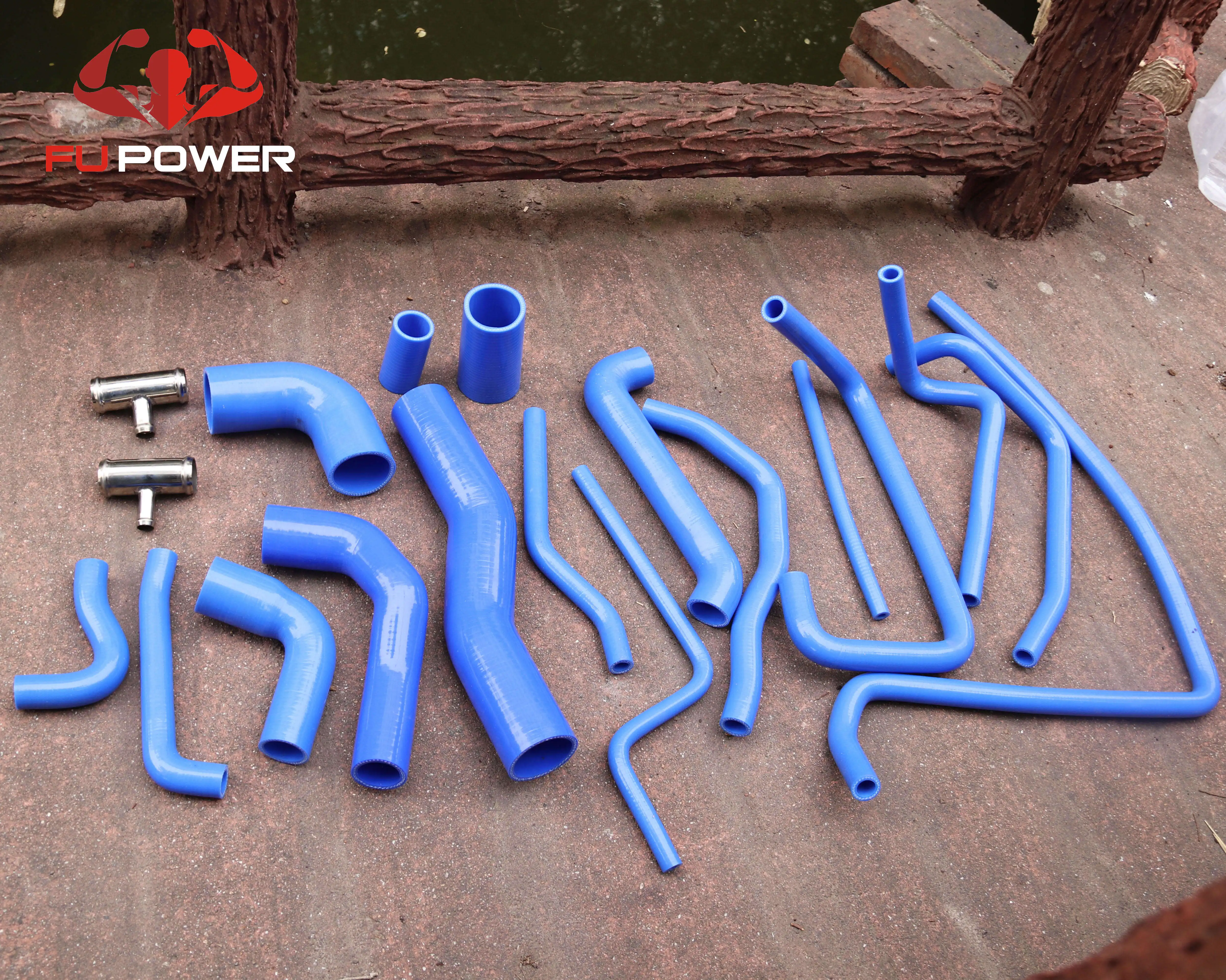 Alto rendimiento para Land Rover Defender 300 TDI 1994-1998 Kit de manguera de silicona refrigerante