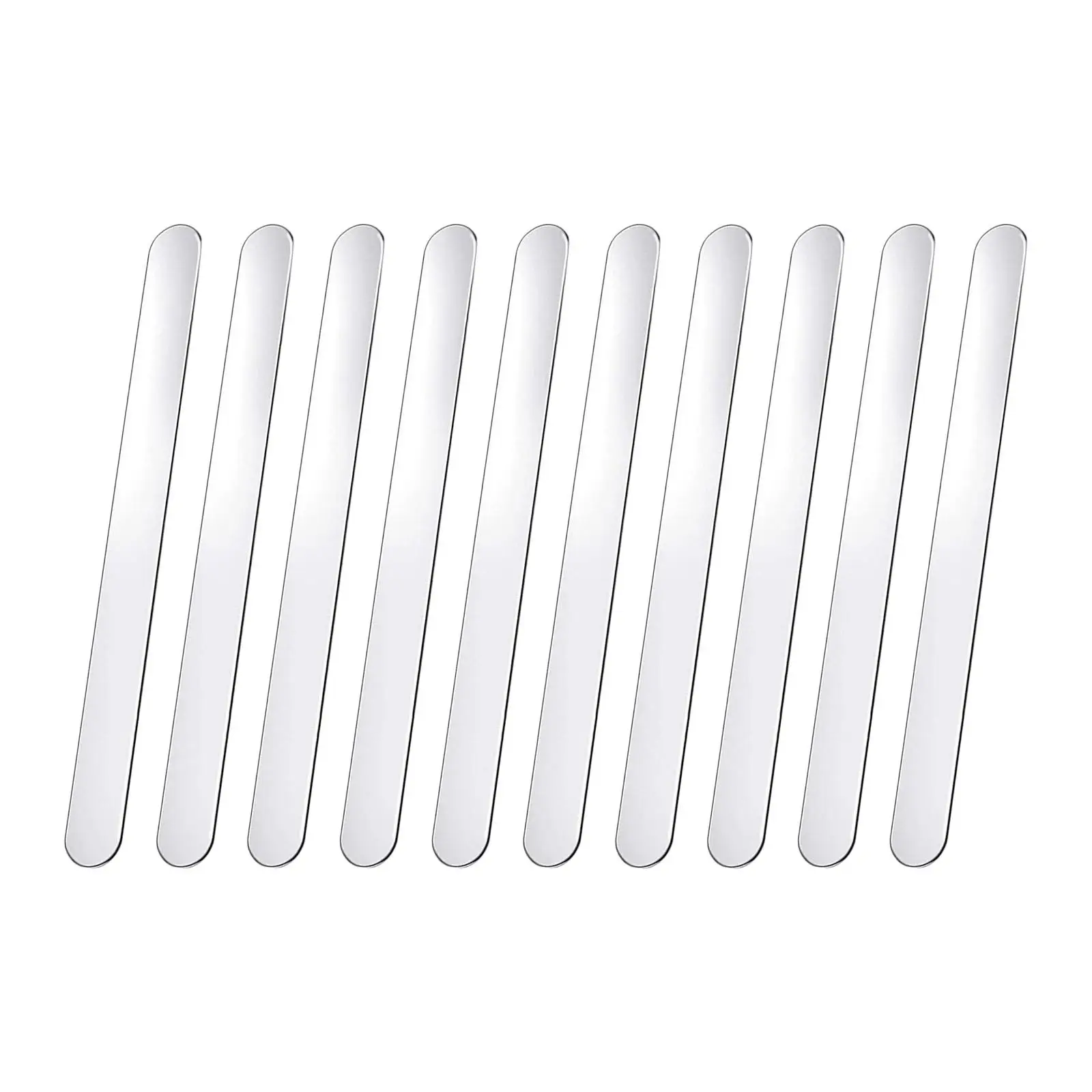 10Pcs Aluminum Bracelet Blank Set Stamping Engraving Shaping Molds Large