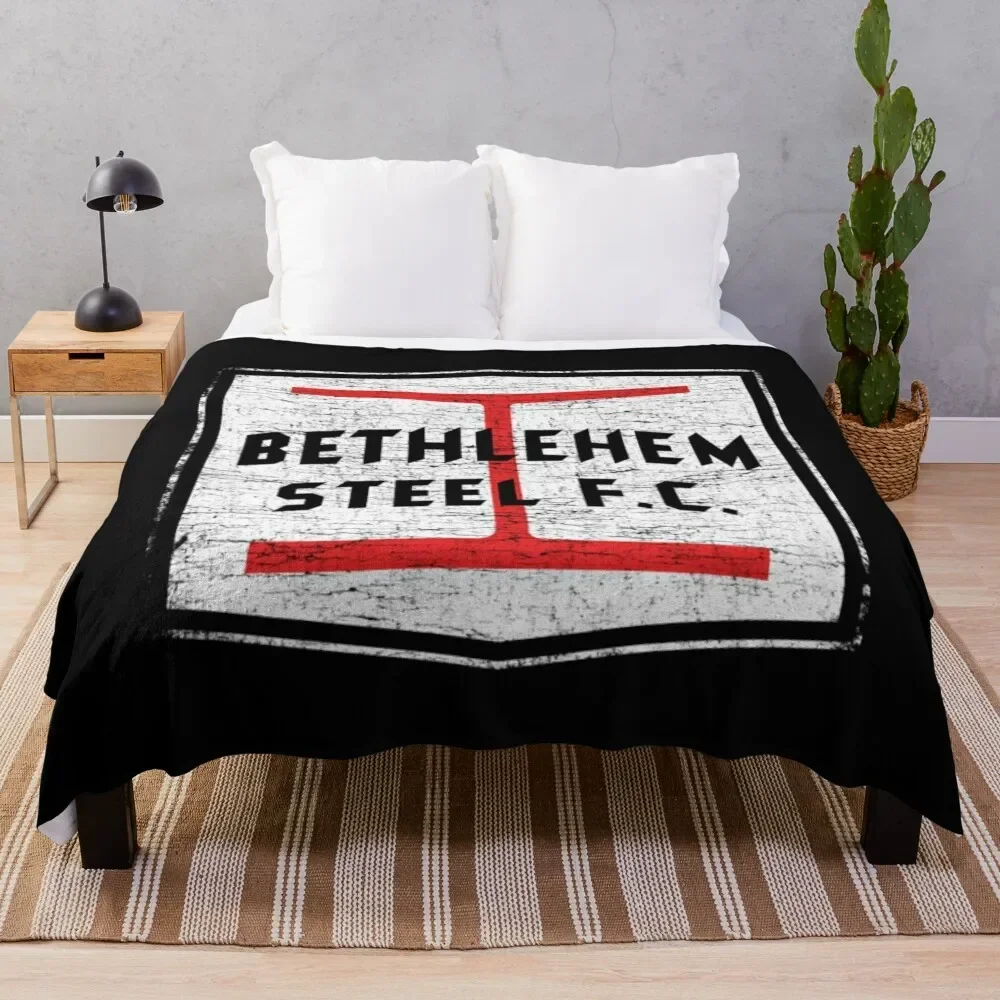 Bethlehem Steel T-ShirtBethlehem Steel Vintage Throw Blanket Baby Beach Large Blankets