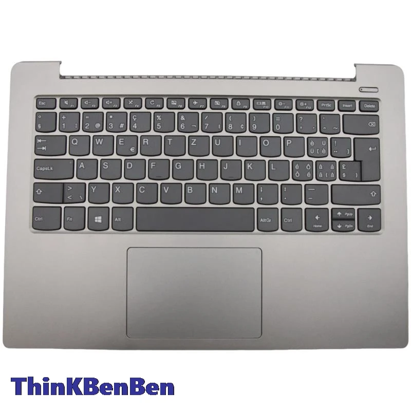 SWS Swiss Mineral Gray Keyboard Upper Case Palmrest Shell Cover For Lenovo Ideapad 330S 14 14IKB 14AST 5CB0R57310