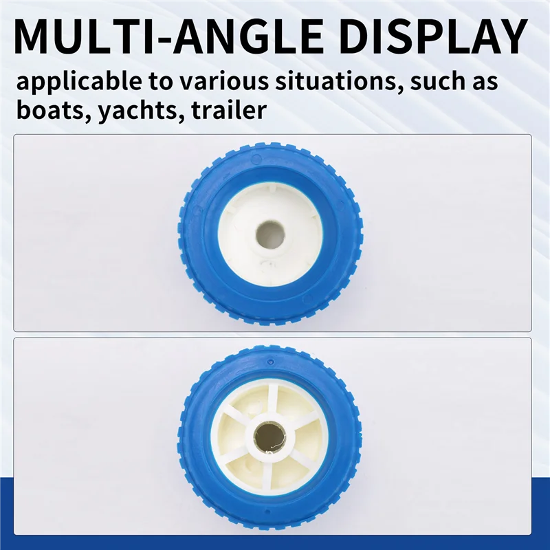 

ABHB-4 шт., ребристые качающиеся ролики для прицепа, ролики для лодки, рампа, ролики для подъема лодки, комплект колес для прицепа для лодки, яхты