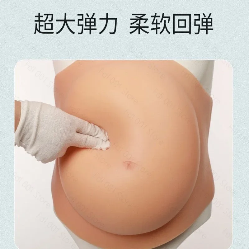 Breathable Simulated Silicone Pregnancy Belly Props for Photography Cross Dressing - Life-Sized Maternity Bellies