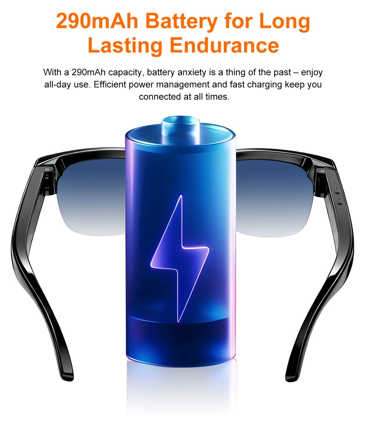 Smart Glasses AI 800W Voice Assistant 8K Touch Photo Camera Recording Music Translator Recognition Wireless Sunglasses