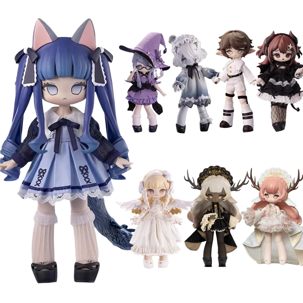 

Коллекционная шарнирная кукла Arcane Circuit BJD 1/12 в слепой коробке, с подвижными суставами, праздничный сюрприз, подарок для девочки, модная игрушка, декоративная фигурка