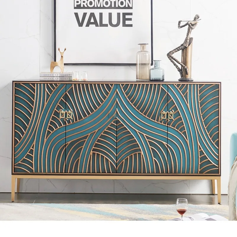 

Легкий роскошный шкаф для одежды для гостиной, обувь из цельного дерева, американский бытовой органайзер для гостиной, столовой, мебель