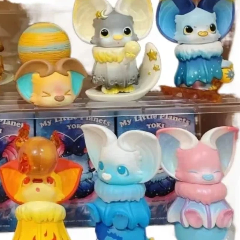 

Коллекционная фигурка Popmart Yoki из серии «Мои маленькие планеты», случайный набор, таинственная коробка, сюрприз, милая модель-кукла