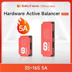 Daly BMS 5A Active Balancer 3S 4S 6S 7S 8S 10S 12S 13S 14S 15S 16S For Lifepo4 32700 21700 and Li-ion 18650 Battery