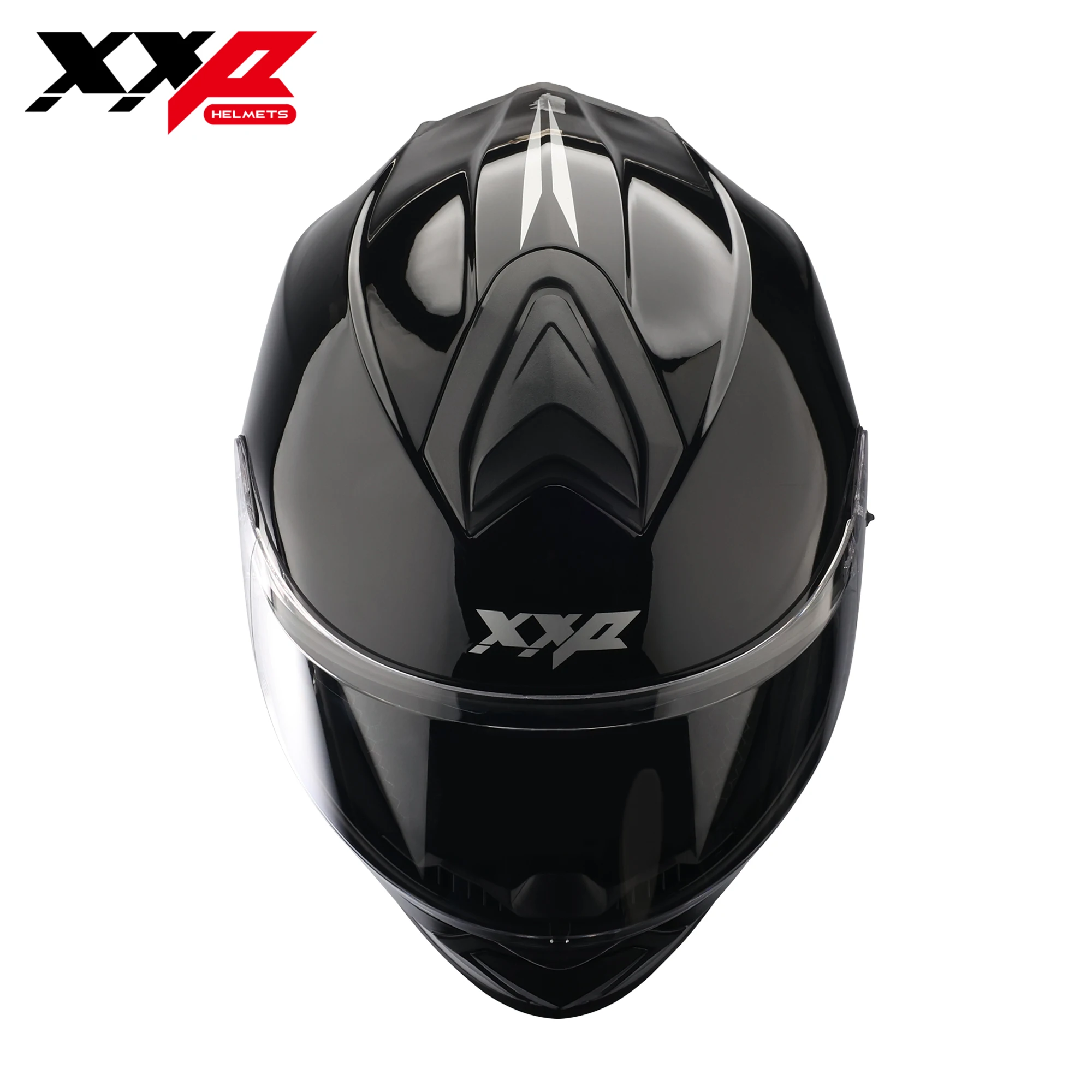 Gloss Black Motorcycle Helmets - огляд і ціна Quick Release Buckle Motorcycle Helmet