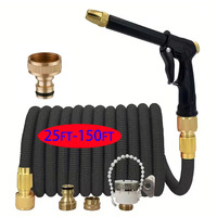 New Expandable Magic Hose High Pressure Car Wash Hose With Spray Gun Set Outdoor Watering Irrigation Tool Garden Hose