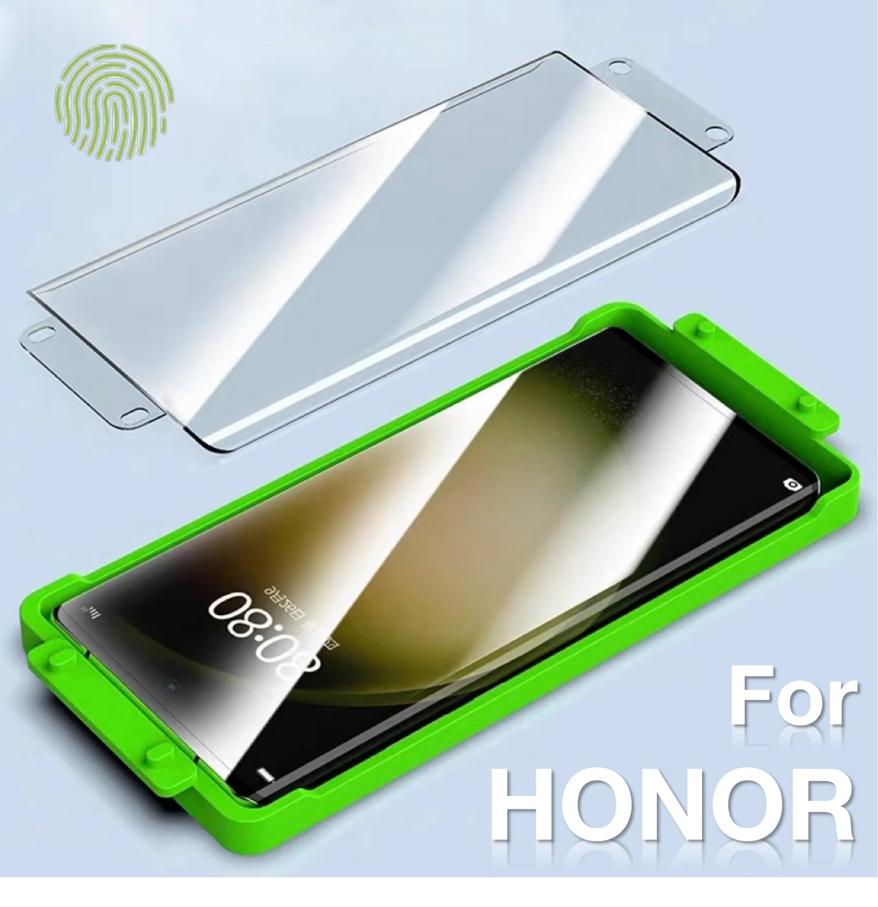 For HONOR 100 90 80 70 60 50 X40 30 Magic 6 5 4 3 X9A X9B X50 SE Explosion-proof Screen Protector Glass Protective with Install