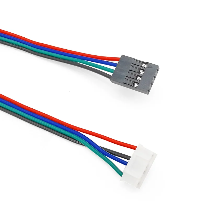 Motor Kabel 1M/1.5M/2M Twee-Fase XH2.54 4pin Naar 6pin Terminal Motor Connector kabel Voor Nema 42 Stappenmotor 3D Printer Onderdelen