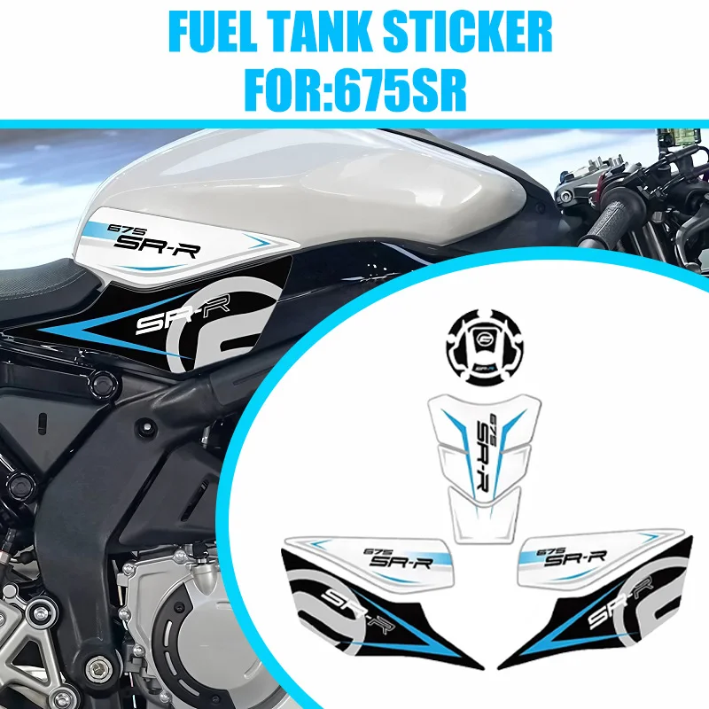 

Мотоциклетная накладка на топливный бак с глазурью, защитные наклейки, комплект водонепроницаемых аксессуаров для CF-MOTO 675SR-R 675 SR 675SRR 675 sr-r