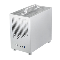 Supernew  Micro-ITX Case PC Case SKTC A17 SGCC Computer Case Support Micro-ITX Mini PC Silver