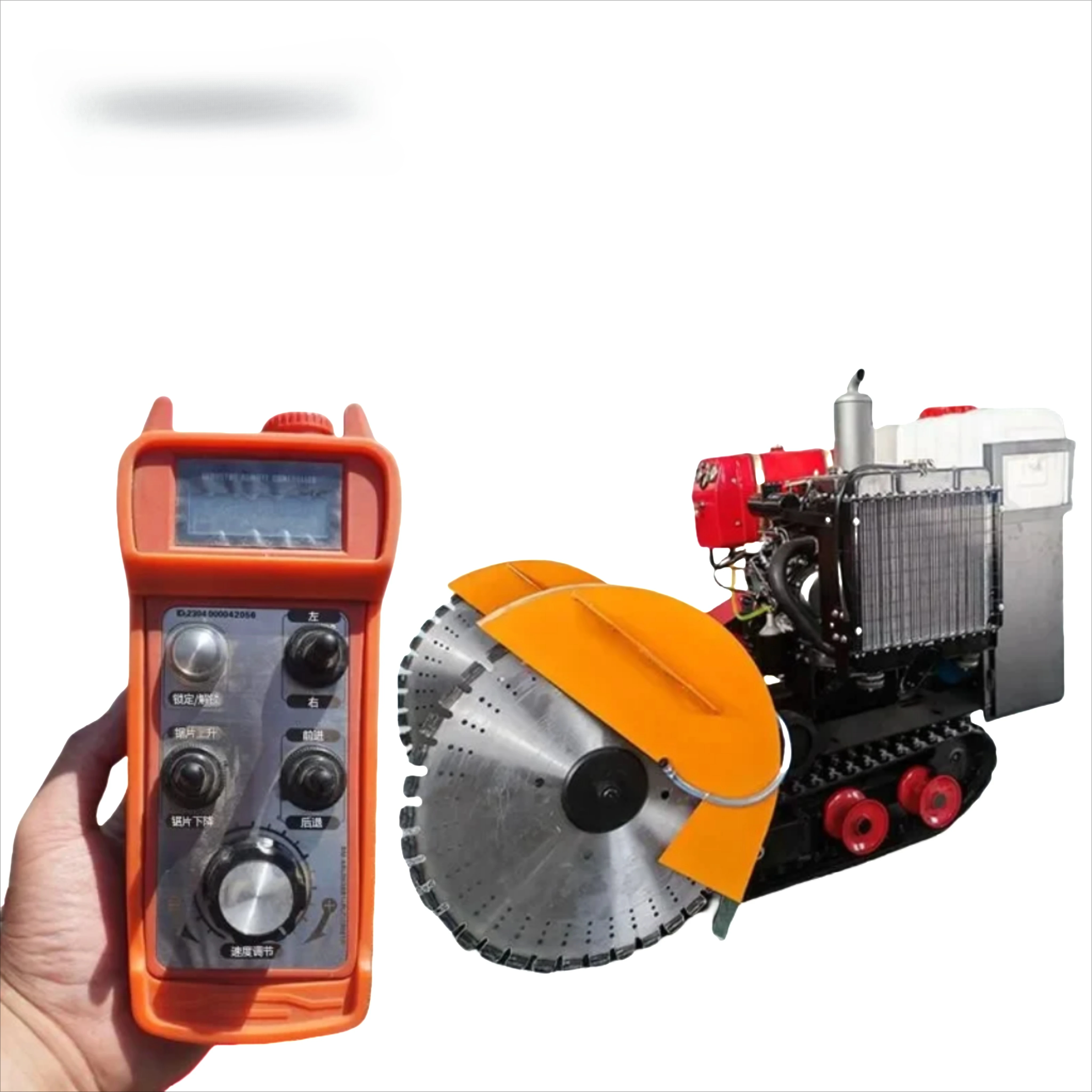 Diesel-powered Fast Cutting Crawler Road Cutter Concrete Pavement Industry Remote-Controlled Machine