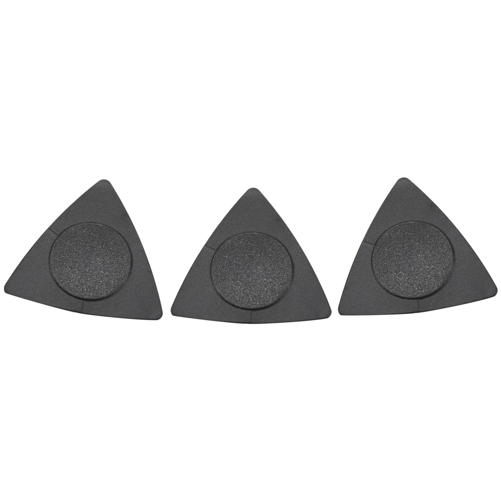 Flanger 10 Stuks Driehoek-Gitaar Plectrums 1.0 0.75 0.5 Mm Dikte In Pc + Abs Materiaal Antislip Stijl Plectrums Zwart