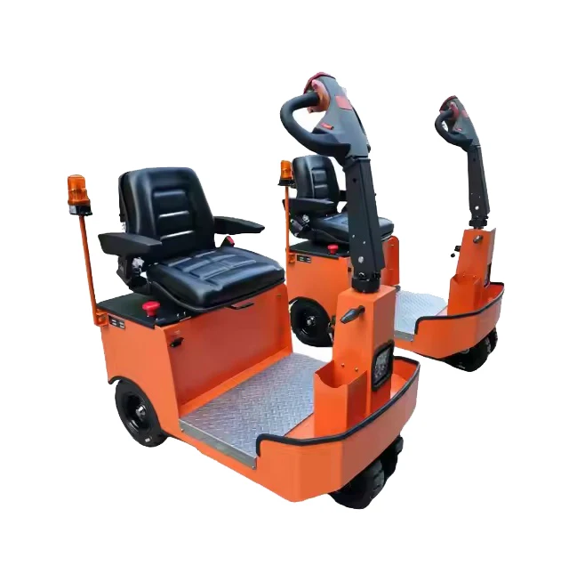 Chinese Electric Three Wheeled Vehicle Towing Cart Trailer Electric Tractor 2ton Car Mounted Station Driving