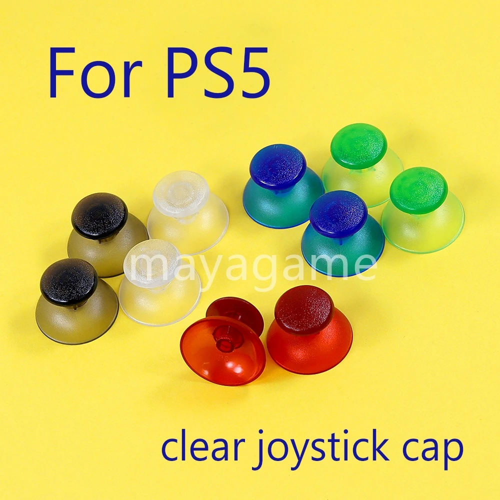 

200 шт., прозрачные аналоговые 3D джойстики, кнопки для Playstation 3 для контроллера PS3, запасные части