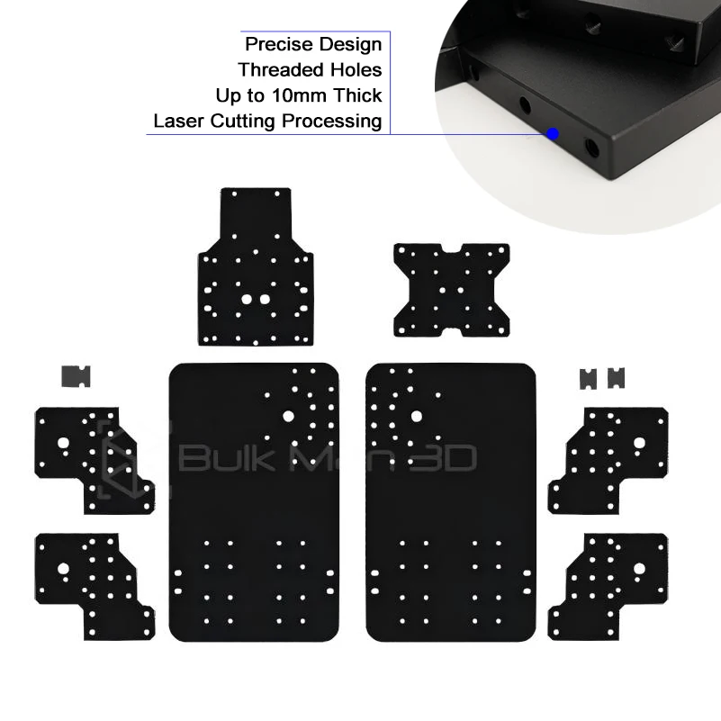 High-Precision 4-Axis BulkMan3D CNC Router QueenBee PRO with XPROV5 GRBL Controller 2.2KW Spindle 3N.m Motors for Wood Metal MDF