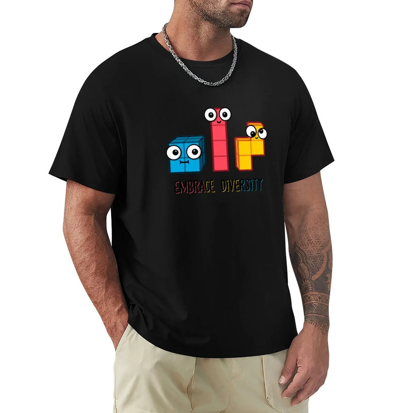 Embrace Diversity T-Shirt cotton tshirt 100% T-Shirt