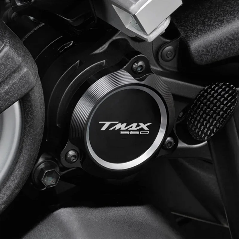 MTKRACING Engine Case Covers For YAMAHA TMAX 530/560 2017-2024 Motorcycle Engine Protector Cover Frame Hole Drive Shaft Cover