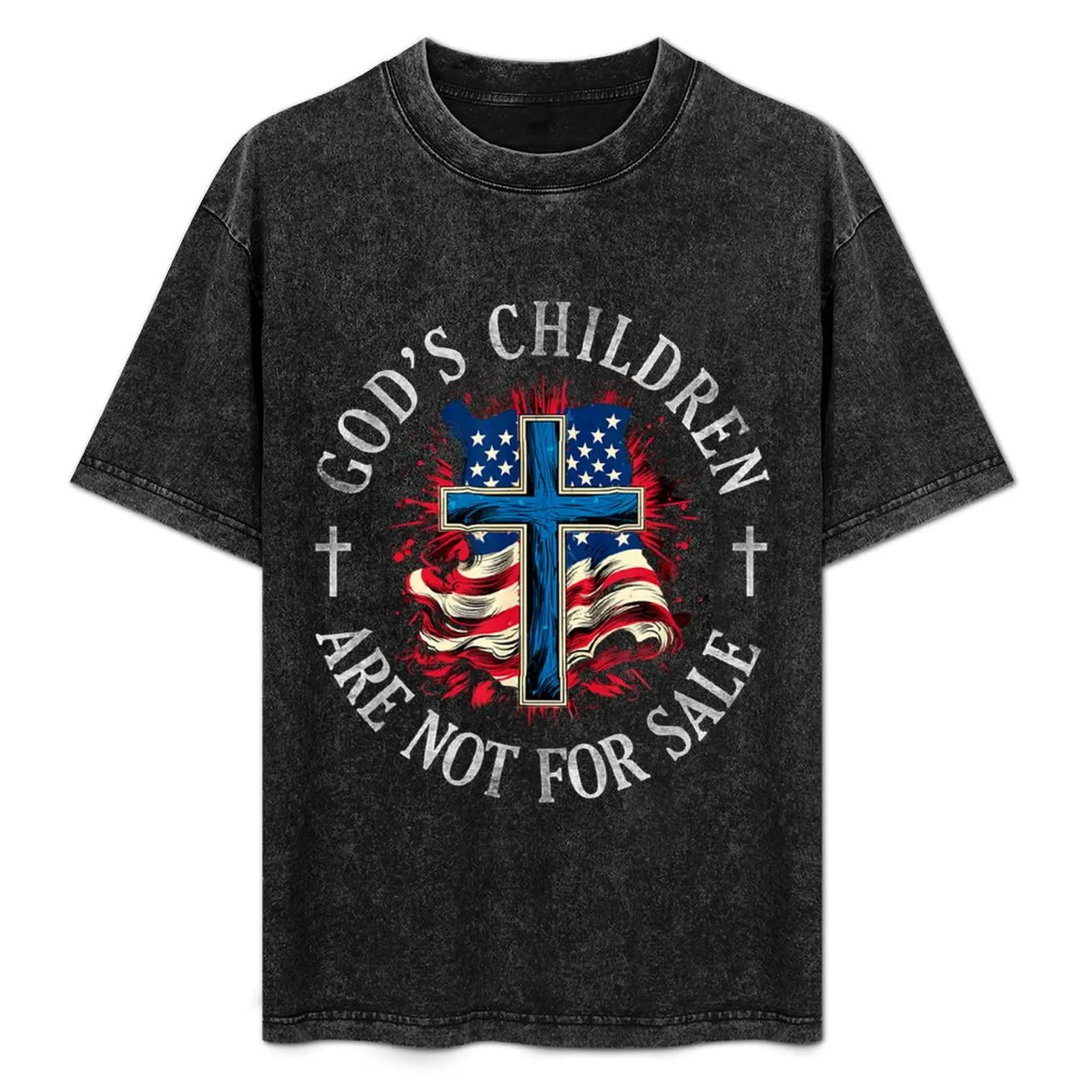 

Colorful God's Children Are Not For Sale Shirt, Protect Our Children, Trendy Unisex T-Shirt Modern Print Casual T-Shirt