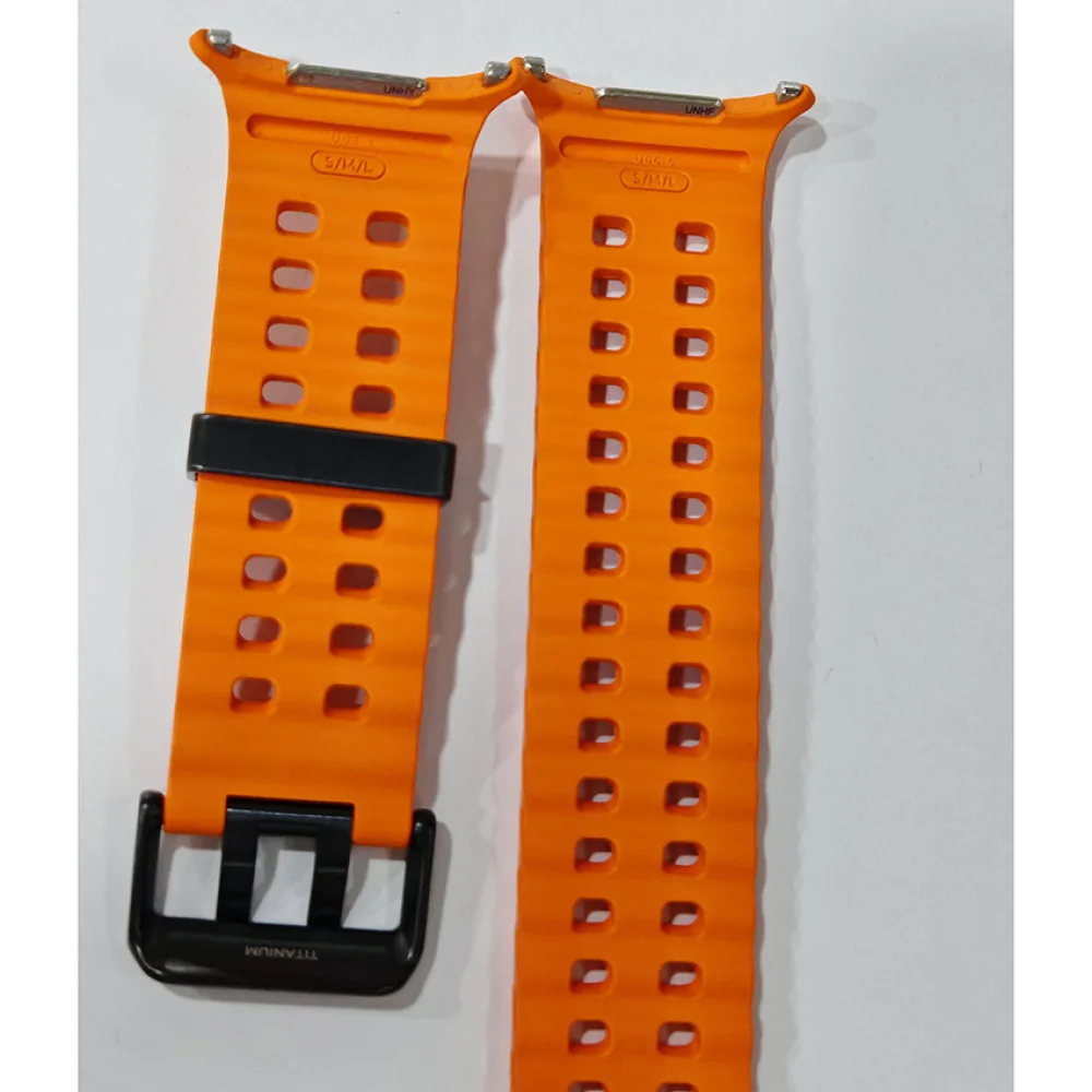 Watch Strap L705 Original for Samsung Watch 7 Ultra Accessories Parts Strap Orange/Black Replacement Watchband