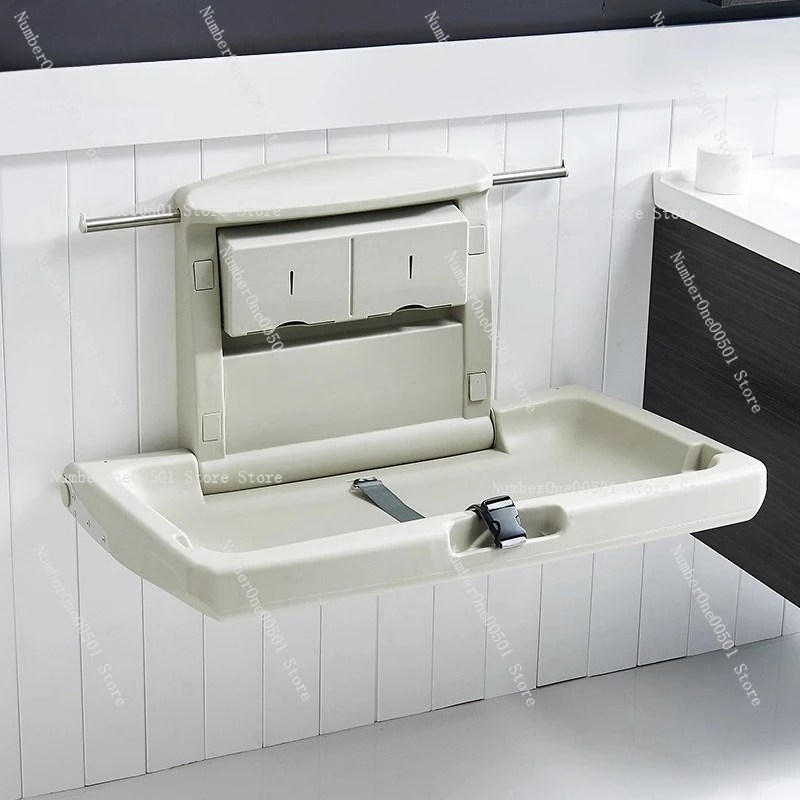 

Wall Mount Baby Changing Station Nursery Bathroom Foldable Diaper Table Kids Dressing Seat Waterproof​