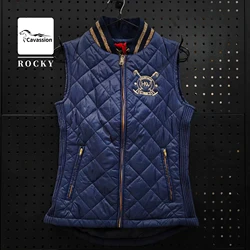 Horseware Women's Gold Embroidered Cotton Vest Knight Dress Equestrian Clothing HW85067