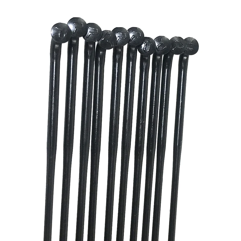 12-teilige Säule PSR TB2015 Speichen mit kostenlosen Nippeln aus schwarzer Legierung