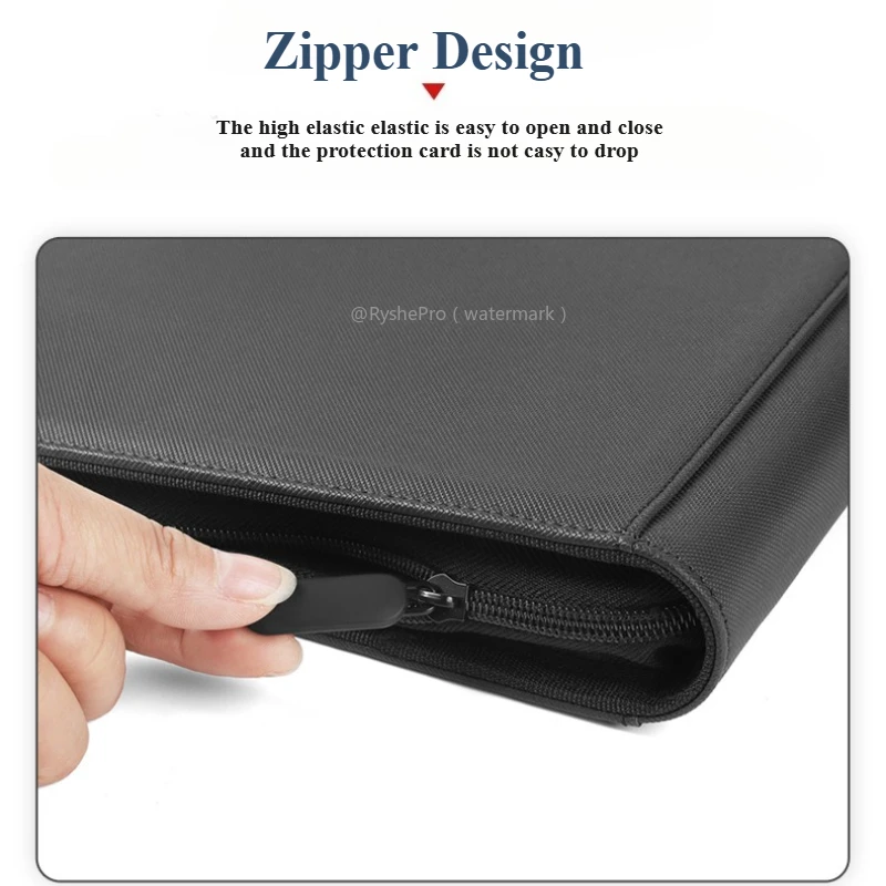 يحمل الموثق Toploader يحتوي على 252+ لوادرًا علويةًا و9 مجلدات تحميل علوية للجيب لحاملي البطاقات الصلبة مقاس 3 × 4 بوصات لبطاقات MTG TCG الرياضية #6