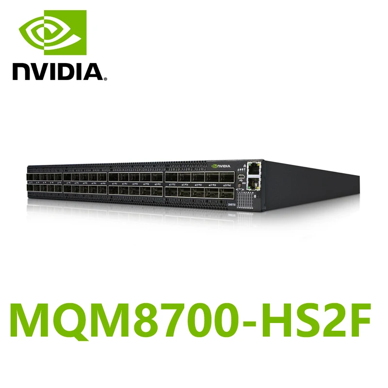 

NVIDIA Mellanox MQM8700-HS2F Quantum HDR InfiniBand Switch 1U 40 x HDR 200Gb/s Ports 16Tb/s Aggregate Switch Throughput