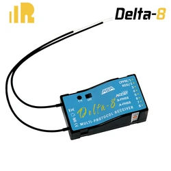 FrSky Delta 8 Receiver ACCST S-FHSS/ FHSS Hitec AFHSS Compatible with X9DP X7 RadioMaster Jumper Futaba 14SG 16SZ 6K Systems