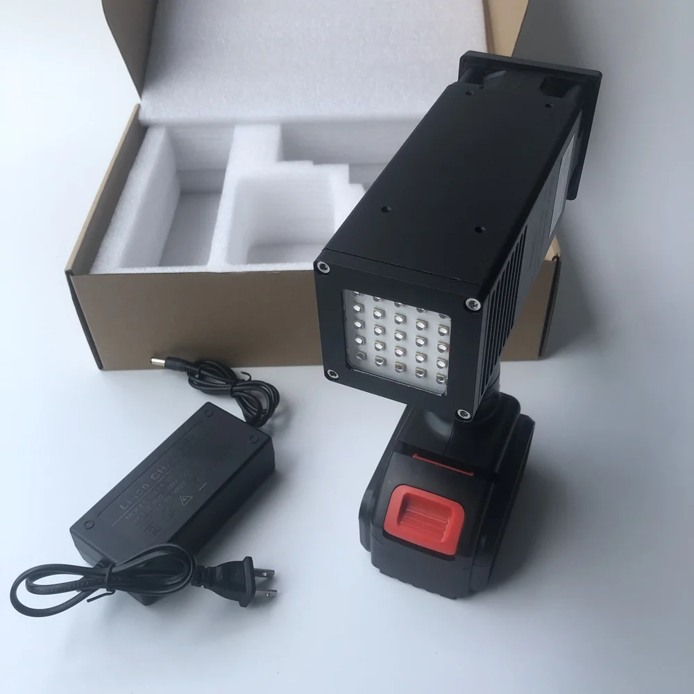 

Портативная беспроводная УФ-лампа 100 Вт для сушки автомобильных листов и металла, для покраски, распыления краски, обнаружения дефектов, LED-УФ-отверждение