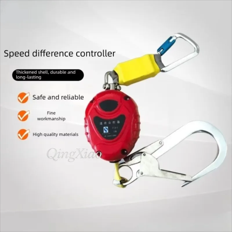 Picture 3: High Strength Retractable Fall Protection Gear 3 Meter Webbing & Wire Rope Lifeline Height Construction Anti Falling
