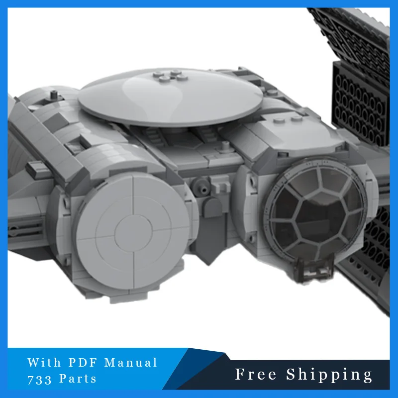 سلسلة الفضاء اللبنات 733 قطعة MOC ستار معركة الكشفية سفينة الفضاء وحدات نموذج الطوب لتقوم بها بنفسك التكنولوجيا الجمعية مجموعة لعبة طفل هدية #3