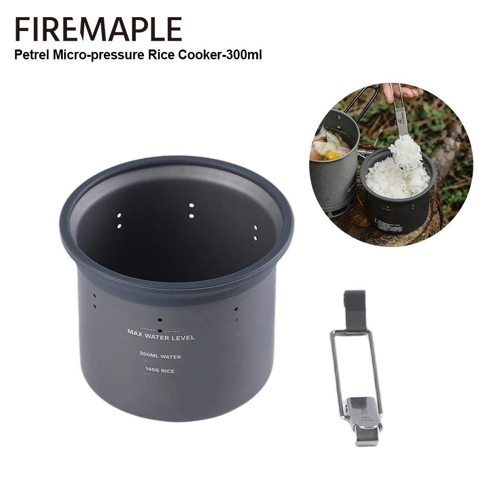 

Fire-Maple Petrel Micro-pressure Rice Cooker Ultralight Portable Cooking Cup for G3 Pot 300ml Camping Backpacking Cookware