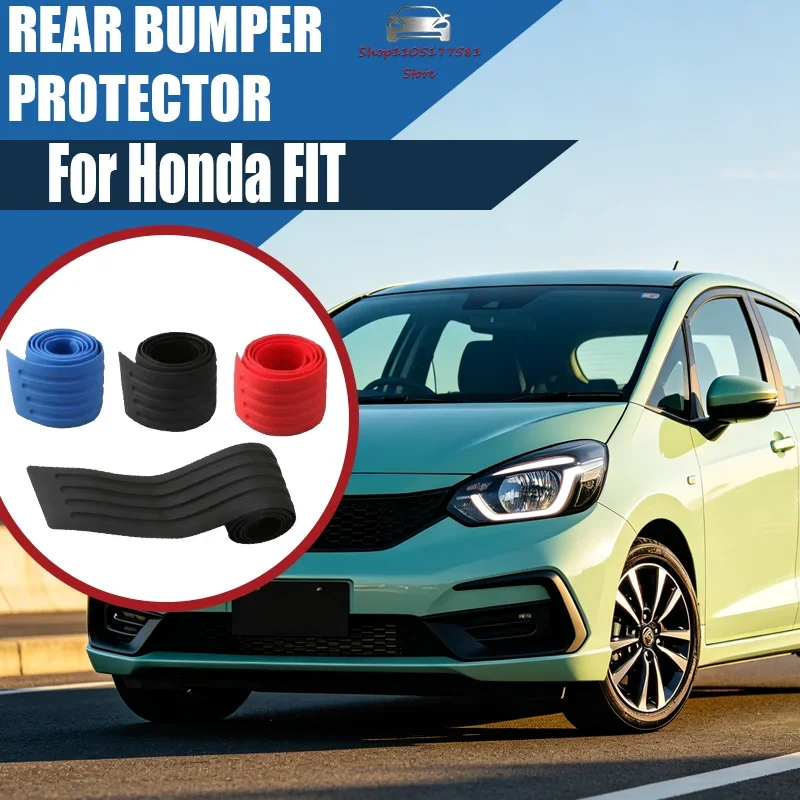 

Car Trunk Door Sill Panel Protector Anti-Scratch Rear Bumper Protection Rubber Insert Pad Trim For Honda FIT Coupe Customization