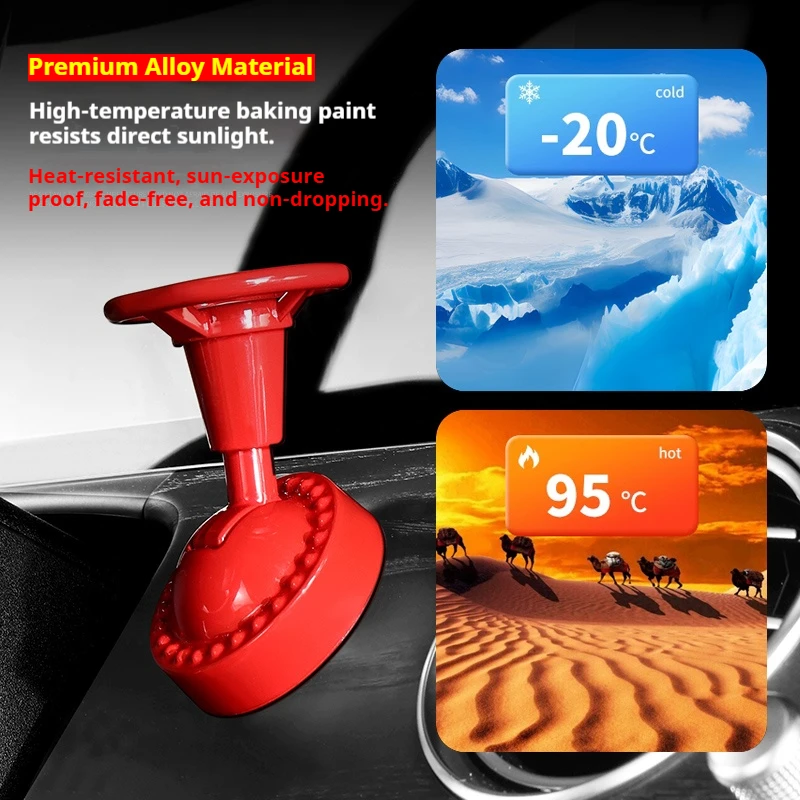 

All Metal Car One Key Start Pull Rod Metal Button Protective Cover Bottom Protrusion Switch Circular Tape Firmly Attached