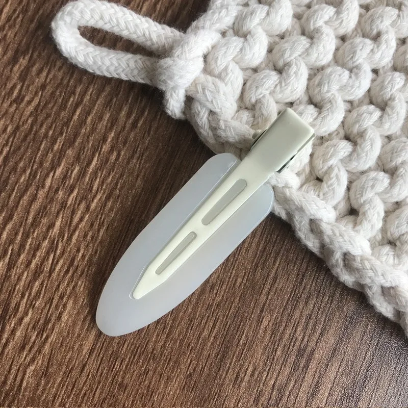 2 teil/los bunte nahtlose Haarnadel profession elle Styling Friseur Make-up-Tools spurlose Haars pangen für Frauen Mädchen Kopf bedeckung – Detail 9